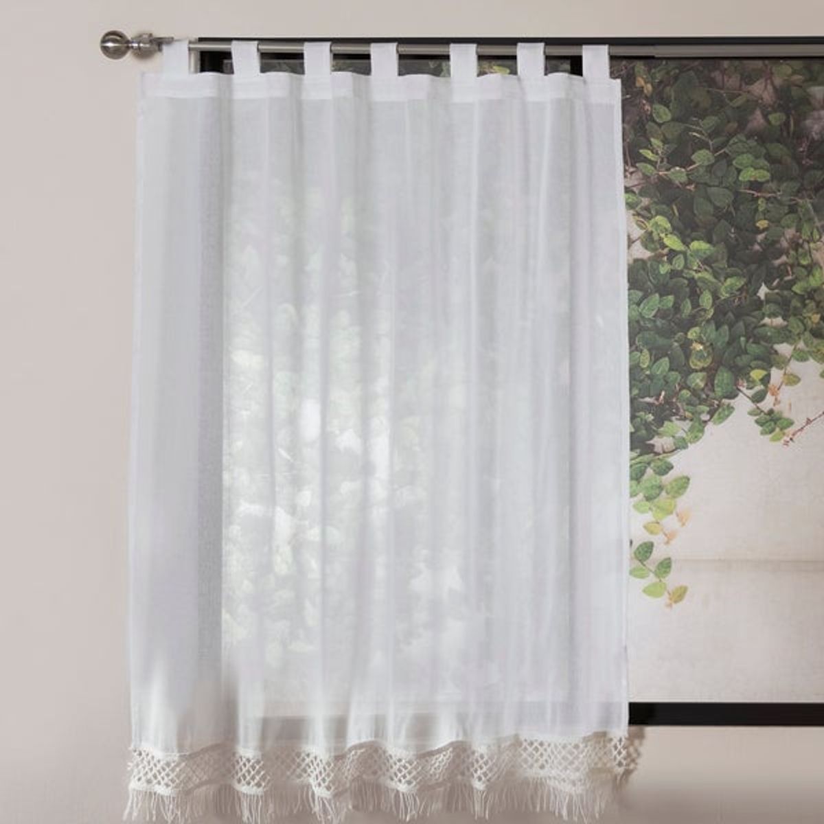 VIANNEY - Cortinas Cortina Trans D Mumbai Blanca D Vianney