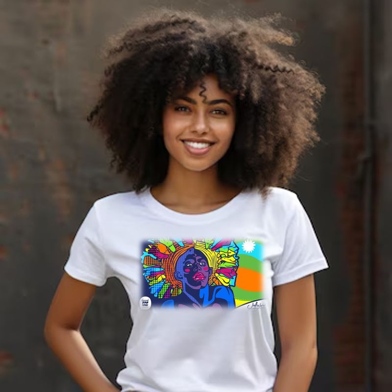 ISMI - Camiseta Carnaval De Barranquilla Manga Corta Negrita Puloy