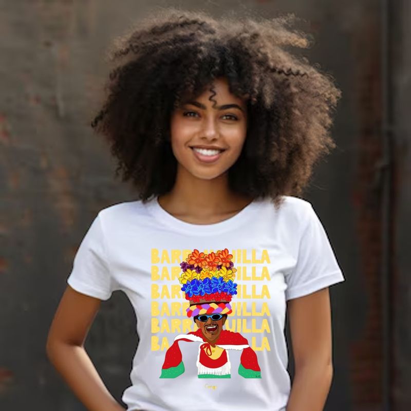 ISMI - Camiseta Carnaval De Barranquilla Manga Corta Rey Momo