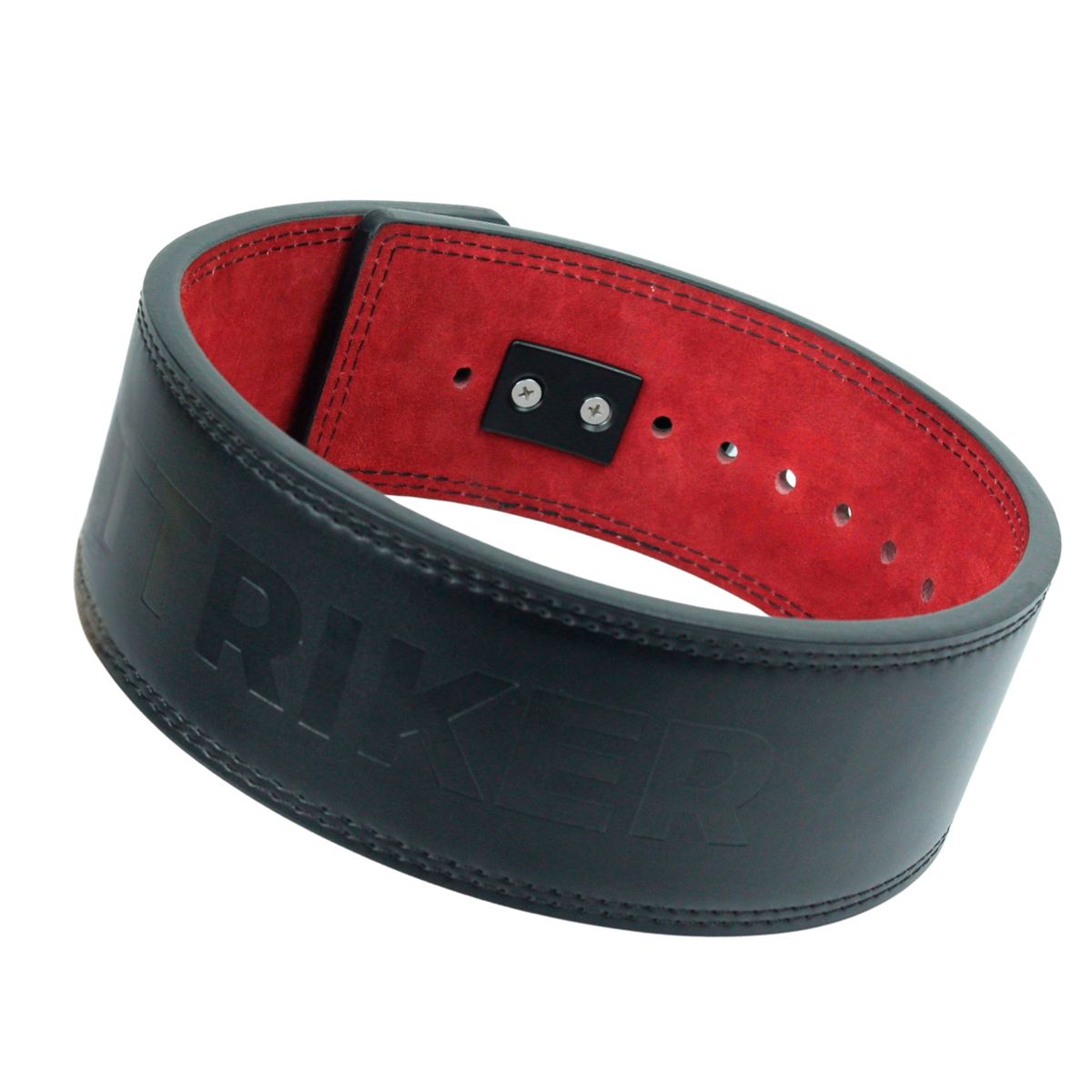 VITTORIA - Cinturon Cuero Pesas Gym Powerlifting Hebilla Palanca Negr M