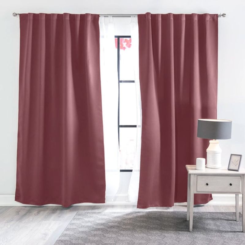 VIANNEY - Cortinas Blackout Catania Blush LARGA Vianney