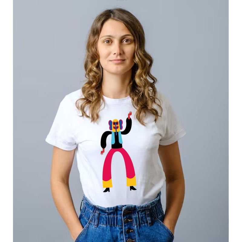 ISMI - Camiseta Carnaval De Barranquilla Manga Corta Marimonda