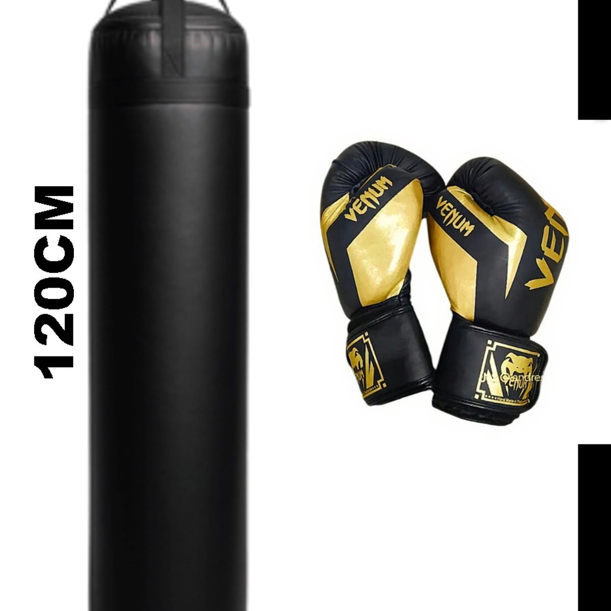 SIONFIT - PAR DE GUANTES BOX SACO RELLENOSOPORTE NEGRO