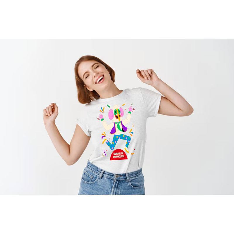 ISMI - Camiseta Carnaval De Barranquilla Manga Corta Marimonda