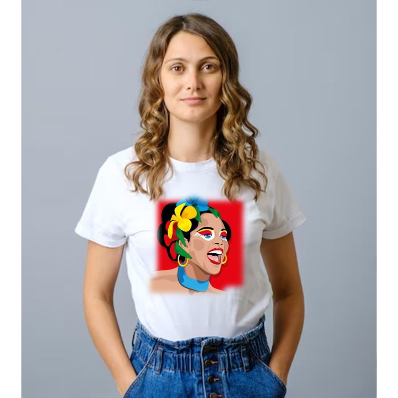 ISMI - Camiseta Carnaval De Barranquilla Manga Corta Maria Moñitos