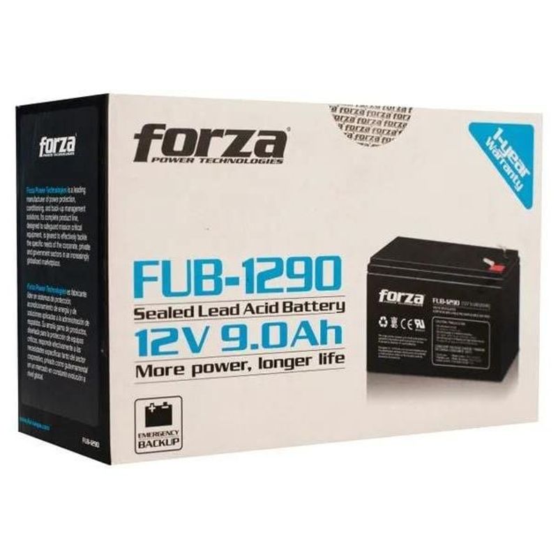 FORZA - Batería Forza FUB-1290 12V 9Ah para UPS Plomo Ácido