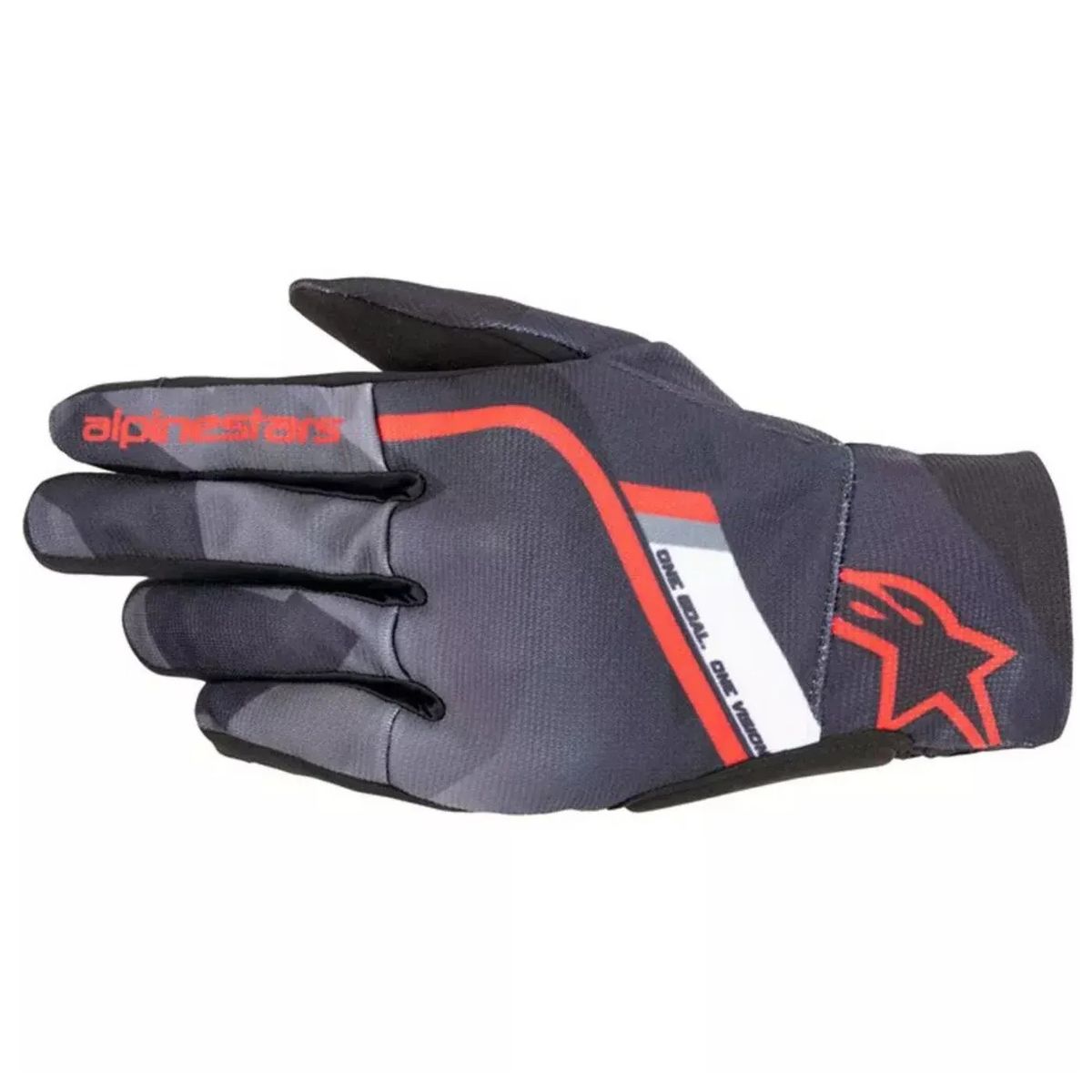 ALPINESTARS - GUANTES MOTO ALPINESTARS REEF NEGRO ROJO TALLA M