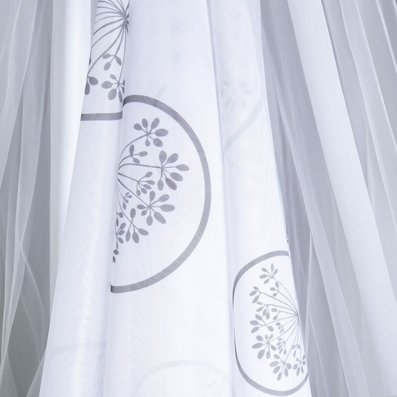 ADVANCE - Cortina Arbol felicidad en Velo Muselina 3 mts x 2.10 mts Dividido