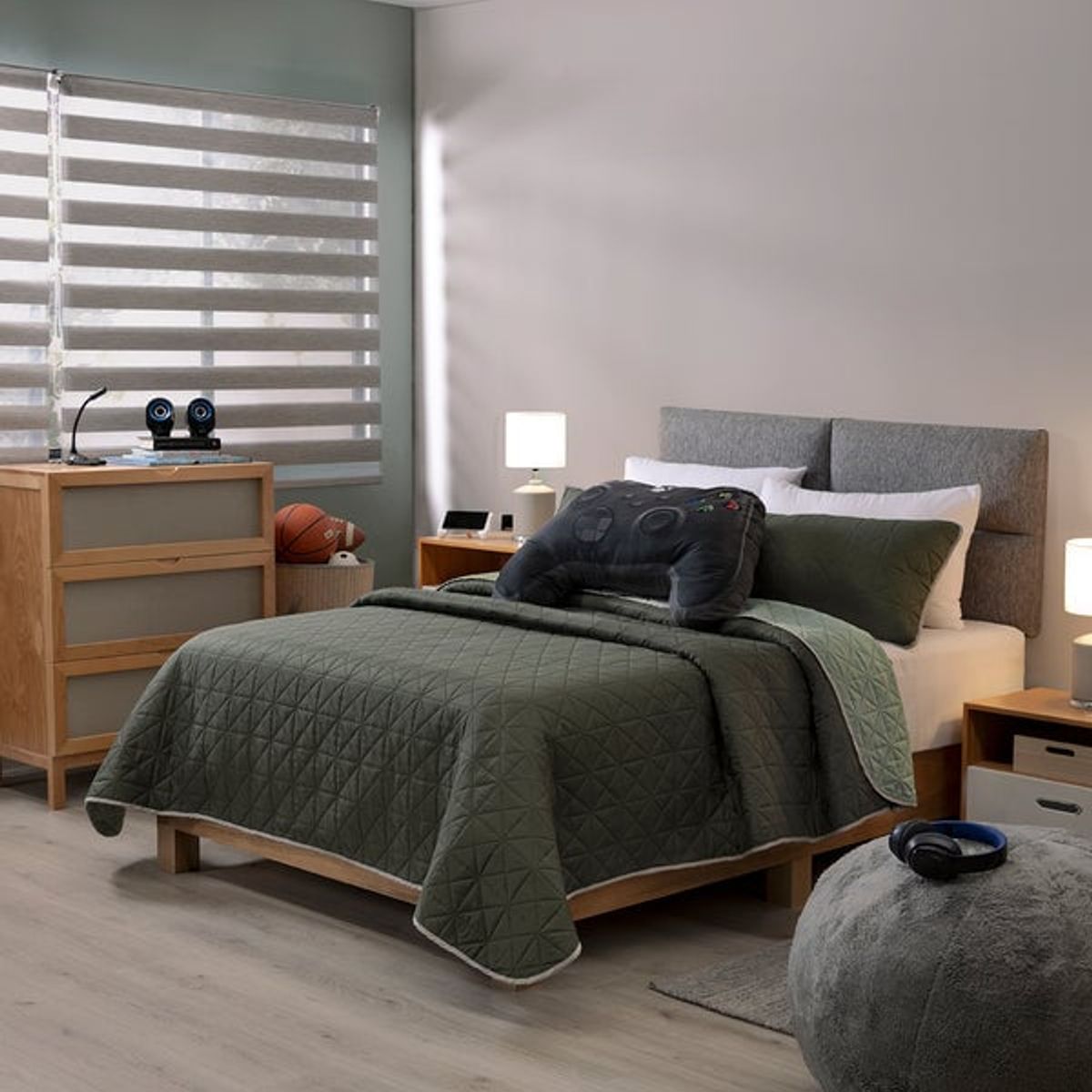 VIANNEY - Cubrelecho Novo Olivo Talla Sencillo Ultra Ligero - Vianney