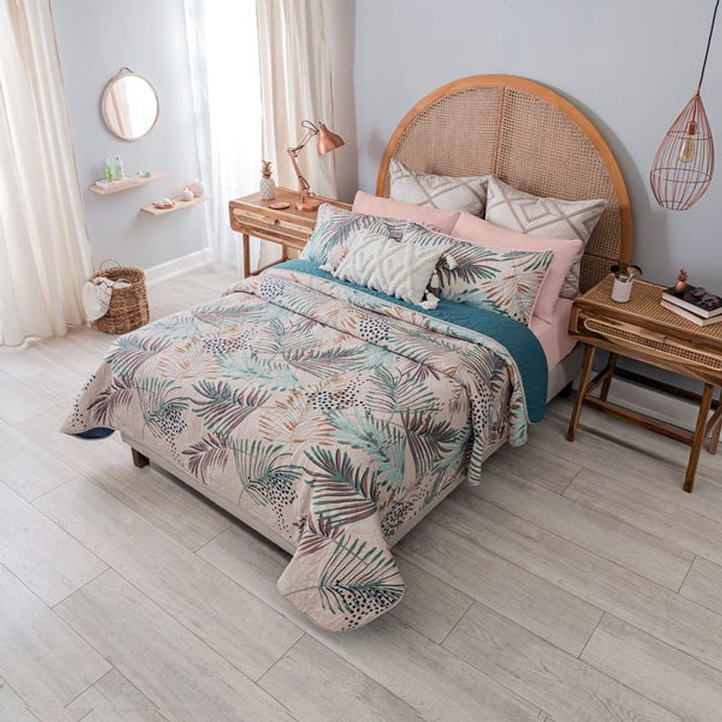VIANNEY - Cubrelecho Novo Creta Talla King Ultra Ligero, Doble Vista - Vianney