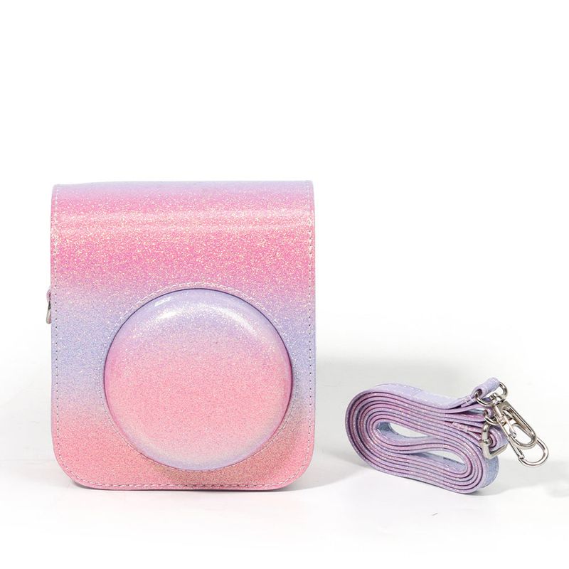 GENERICO - Estuche para Cámara Fujifilm Instax Mini 12  Dazzel Pink and Purple