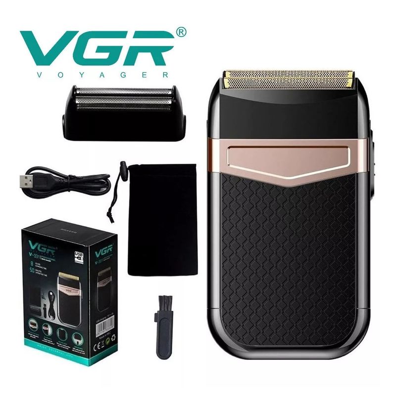 VGR - Máquina Afeitadora Rasuradora Inalámbrica Profesio Vgr V-331