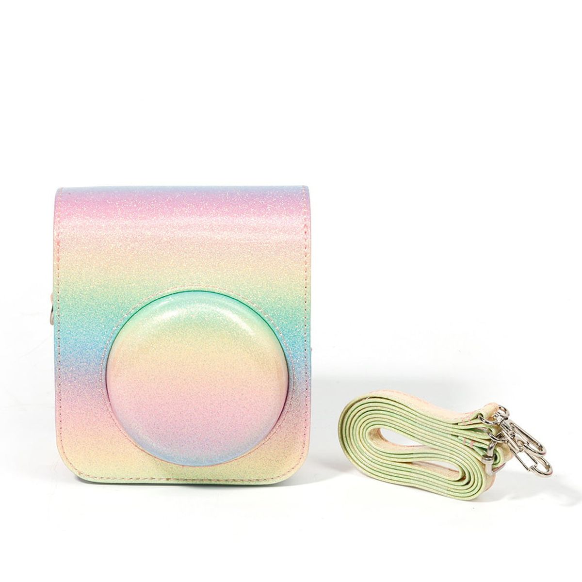 GENERICO - Estuche para Cámara Fujifilm Instax Mini 12  Dazzel Rainbow