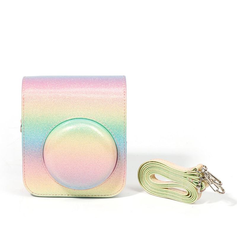 GENERICO - Estuche para Cámara Fujifilm Instax Mini 12  Dazzel Rainbow