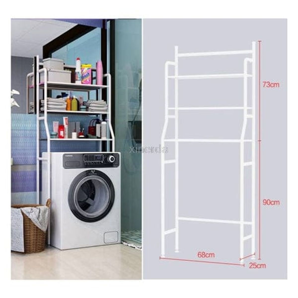 SKY - Estante organizador Acero Inoxidable para lavadora