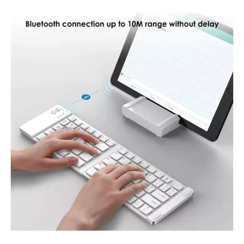 AMERICAN GENERICS - Teclado Plegable Bluetooth As-1006