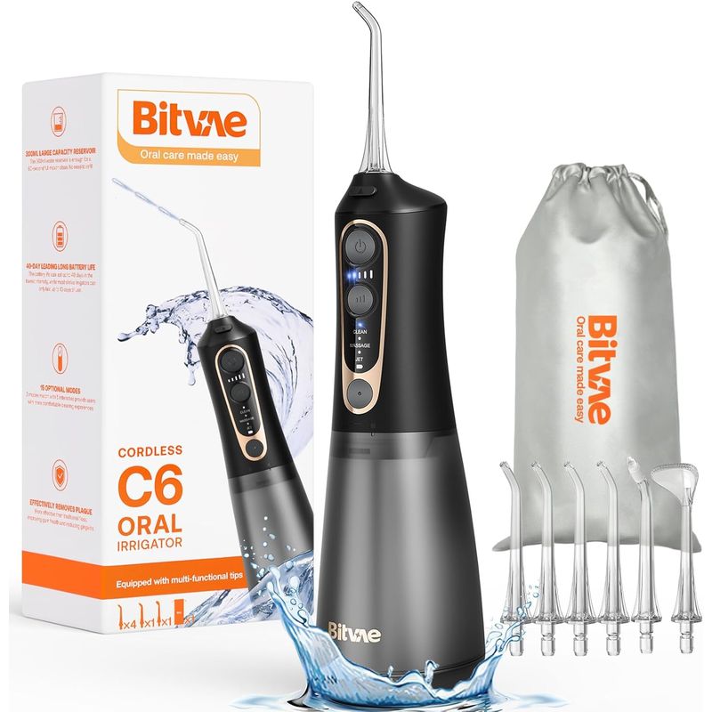 GENERICO - Irrigador Bucal Portátil y Recargable - Bitvae C6