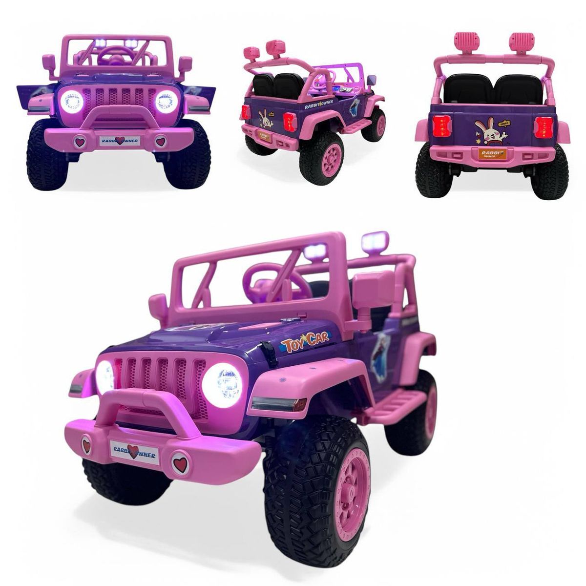 BRITOCHET - Carro Montable Infantil Eléctrico Recar REF BBH016 Morado