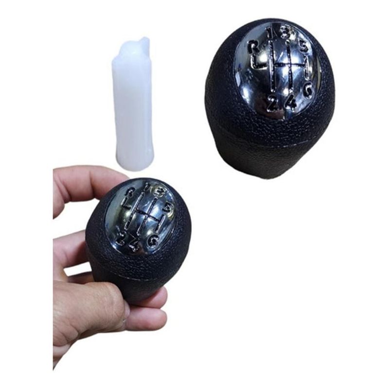GENERICO - Pomo Pera Perilla Palanca Cambios Duster 20 Cromada