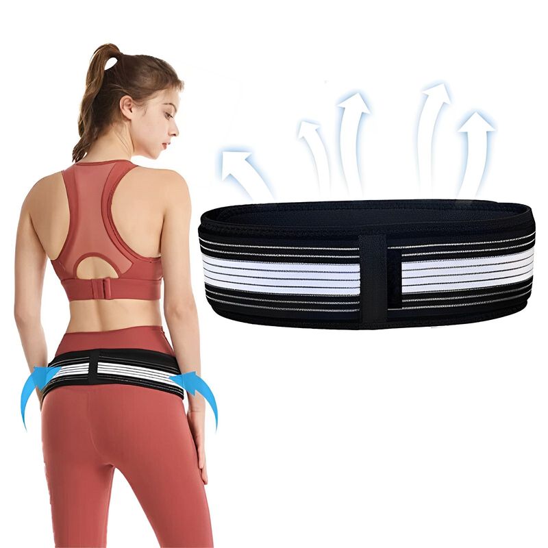 MILOPTS - Cinturón Ciática para el Dolor de Espalda Pelvis Cadera Lumbar 120cm
