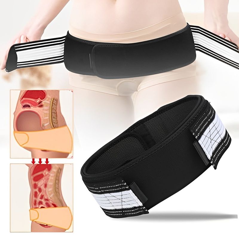MILOPTS - Cinturón Ciática para el Dolor de Espalda Pelvis Cadera Lumbar 140cm