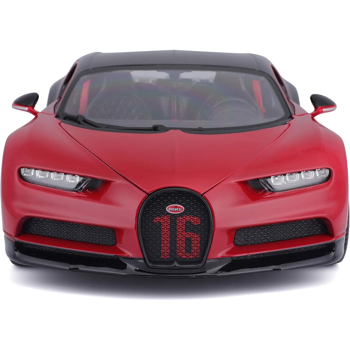 JUGANDO Y EDUCANDO - Carro De Colección Bugatti Chiron Sport 118 Bburago Original