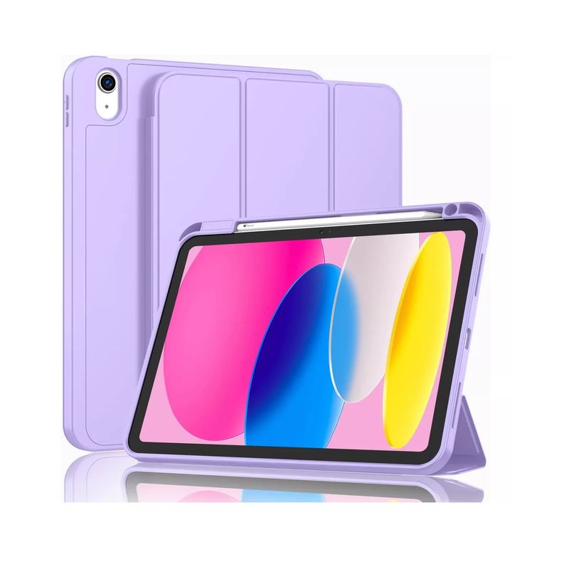 GENERICO - Forro Estuche Smart Case Para iPad Air 11 Con Espacio De Lapiz