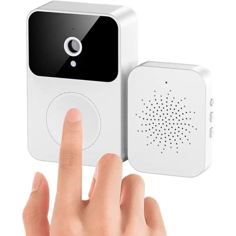 GENERICO - Timbre con Cámara Inteligente Inalámbrico WIFI Hogar X9