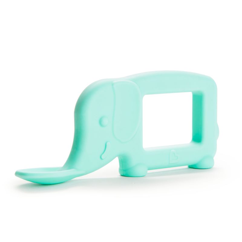 MUNCHKIN - Cuchara Para Bebe Y Mordedor Elefante Celeste Munchkin