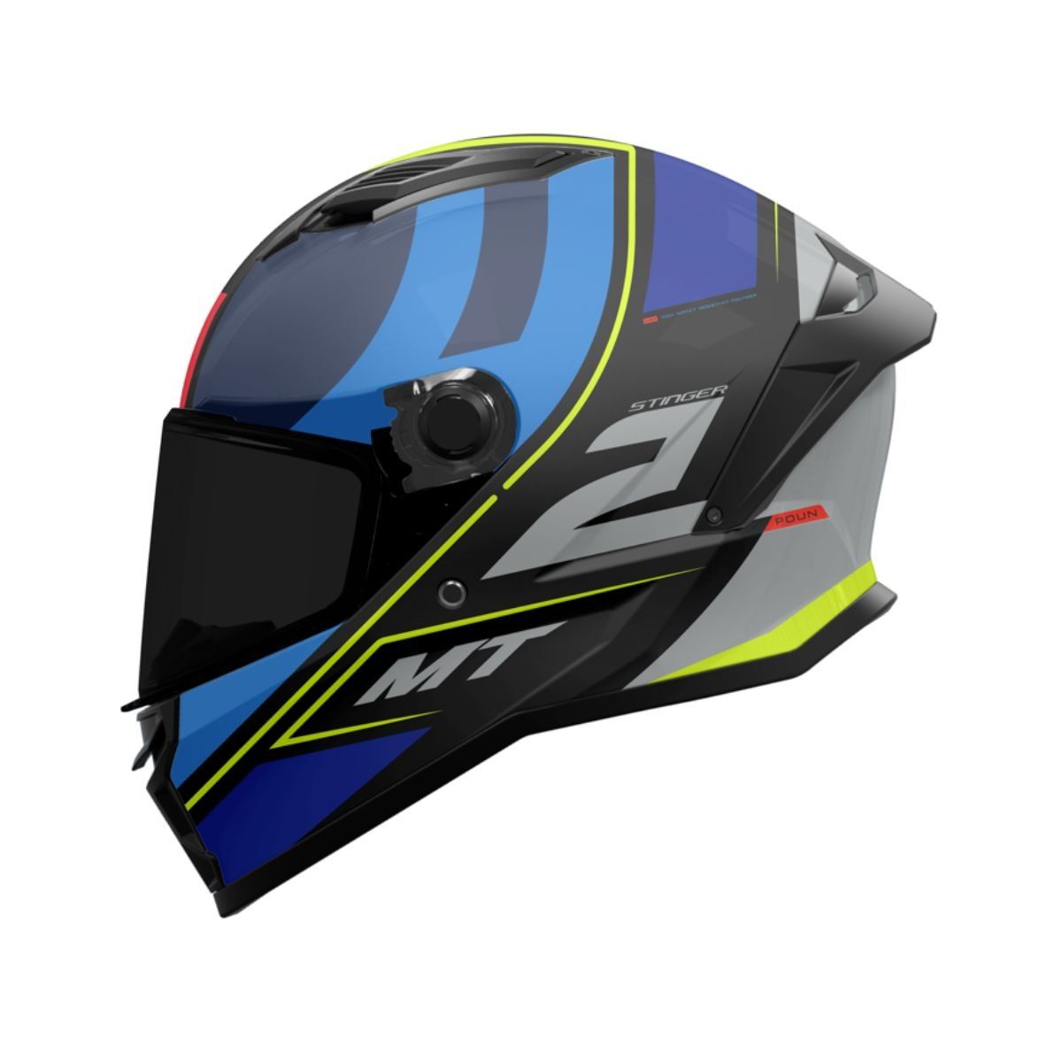 MT HELMETS - CASCO MT HELMETS STINGER 2 POUN B6 MATE TALLA L