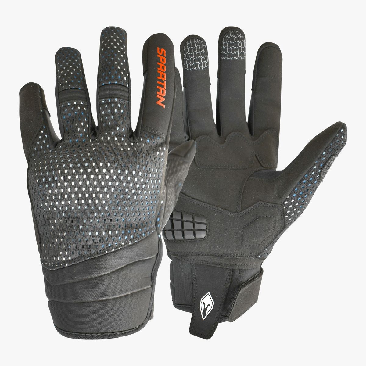 SPARTAN - GUANTES MOTO SPARTAN TREVISO NEGRO ROJO TALLA M