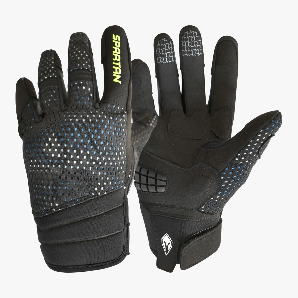 SPARTAN - GUANTES MOTO SPARTAN TREVISO NEGRO AMARILLO TALLA S