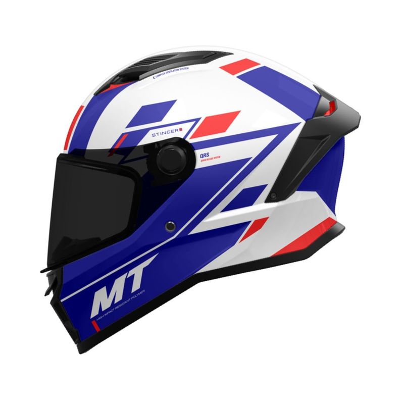 MT HELMETS - CASCO MT HELMETS STINGER 2 ZIVZE E7 AZUL  BRILLO TALLA S