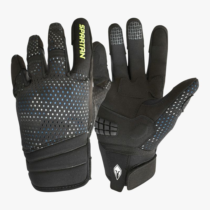SPARTAN - GUANTES MOTO SPARTAN TREVISO NEGRO AMARILLO TALLA M