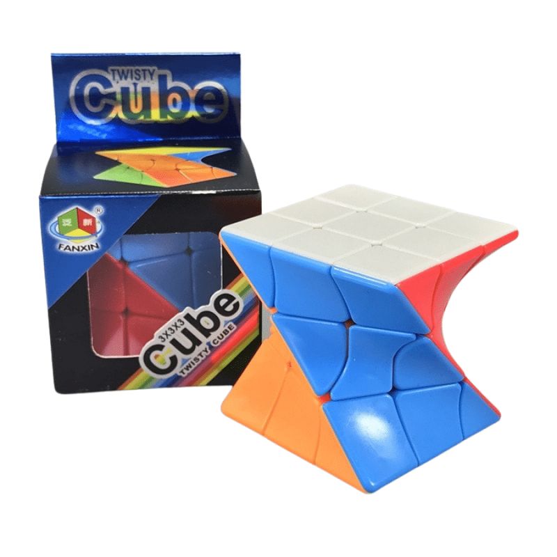 FANXIN - Cubo Rubik Twist 3x3 Torcido Espiral Fanxin Stickerless