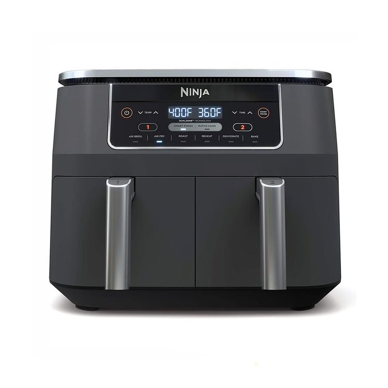 NINJA - Freidora De Aire 2 En 1 Ninja Foodi Doble Canasta 7.6 LT DZ201