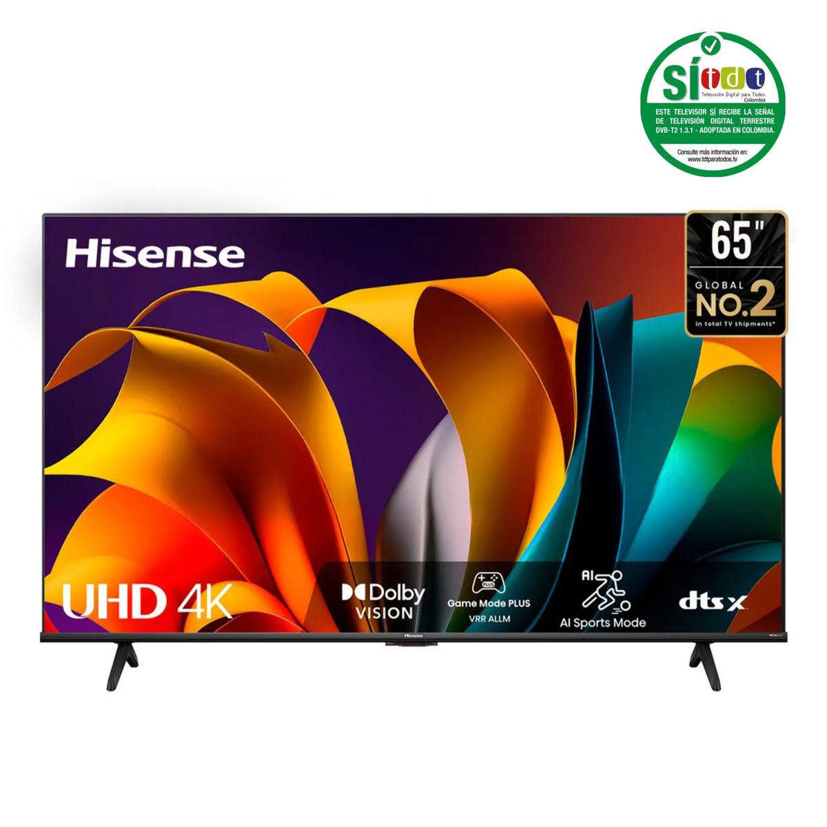HISENSE - Televisor Hisense 65 Pulgadas Smart Tv UHD 4K 65A6N