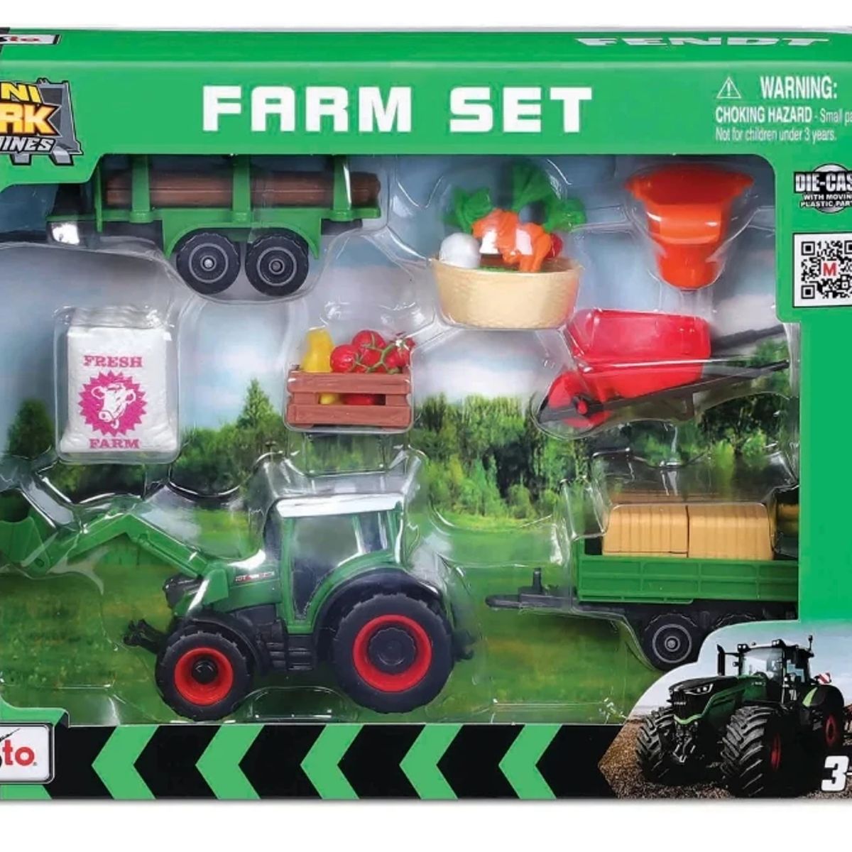 MAISTO - Set De Granja Y Maquinas De Trabajo Diecast Maisto Original