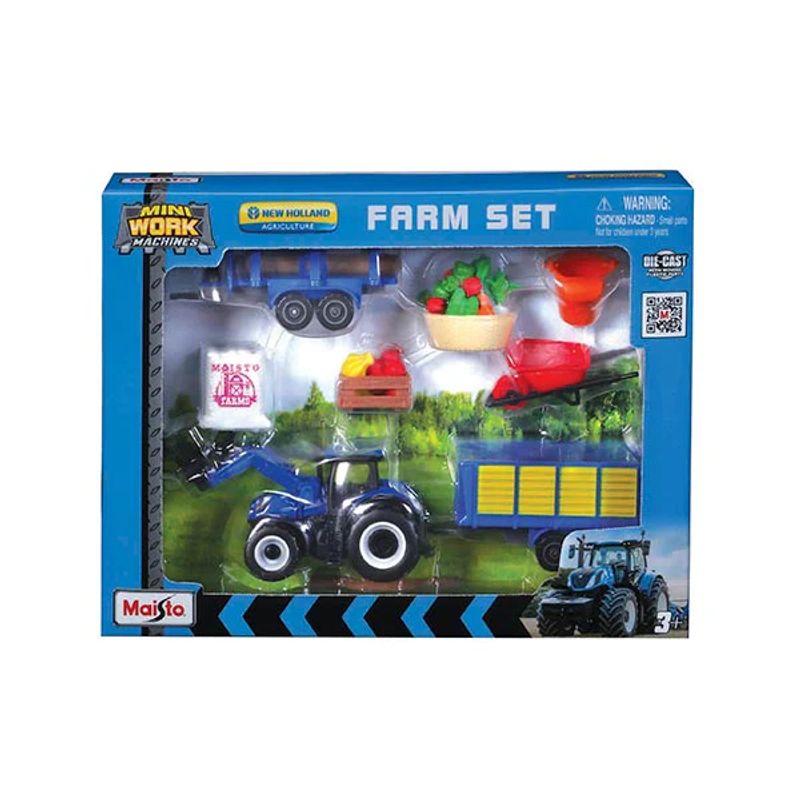 MAISTO - Set De Granja Y Maquinas De Trabajo Diecast Maisto Original
