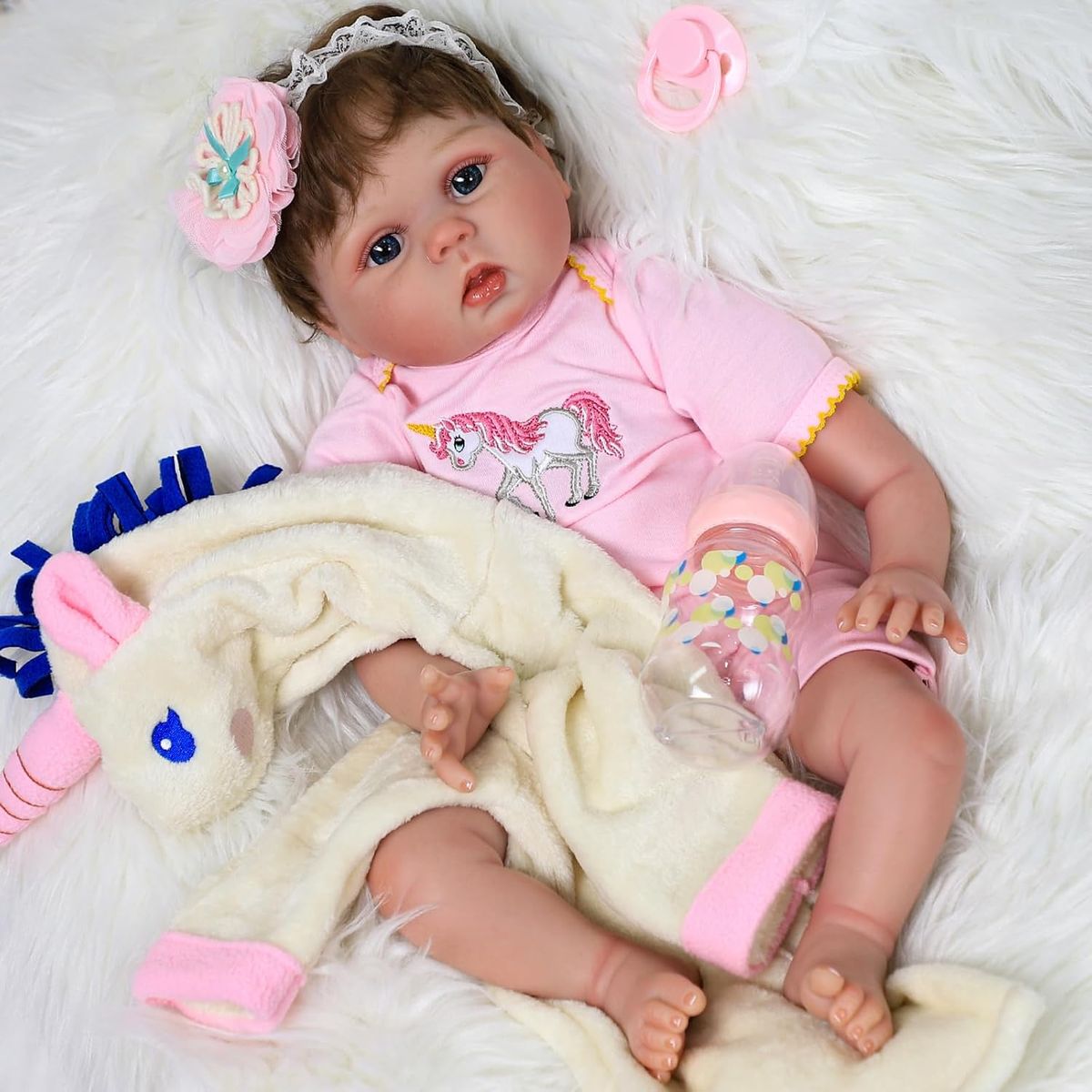 GENERICO - ❤ Bebe Reborn ❤ Abril ❤ Unicornio ❤