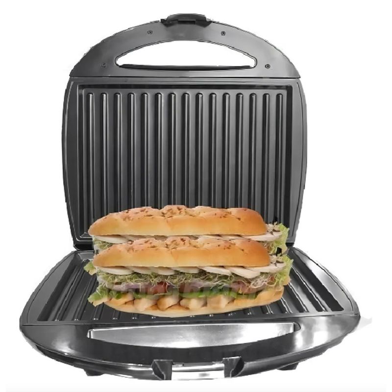 KALLEY - Sanduchera Panini Kalley Diseño Compacto y Potente para Sandwiches