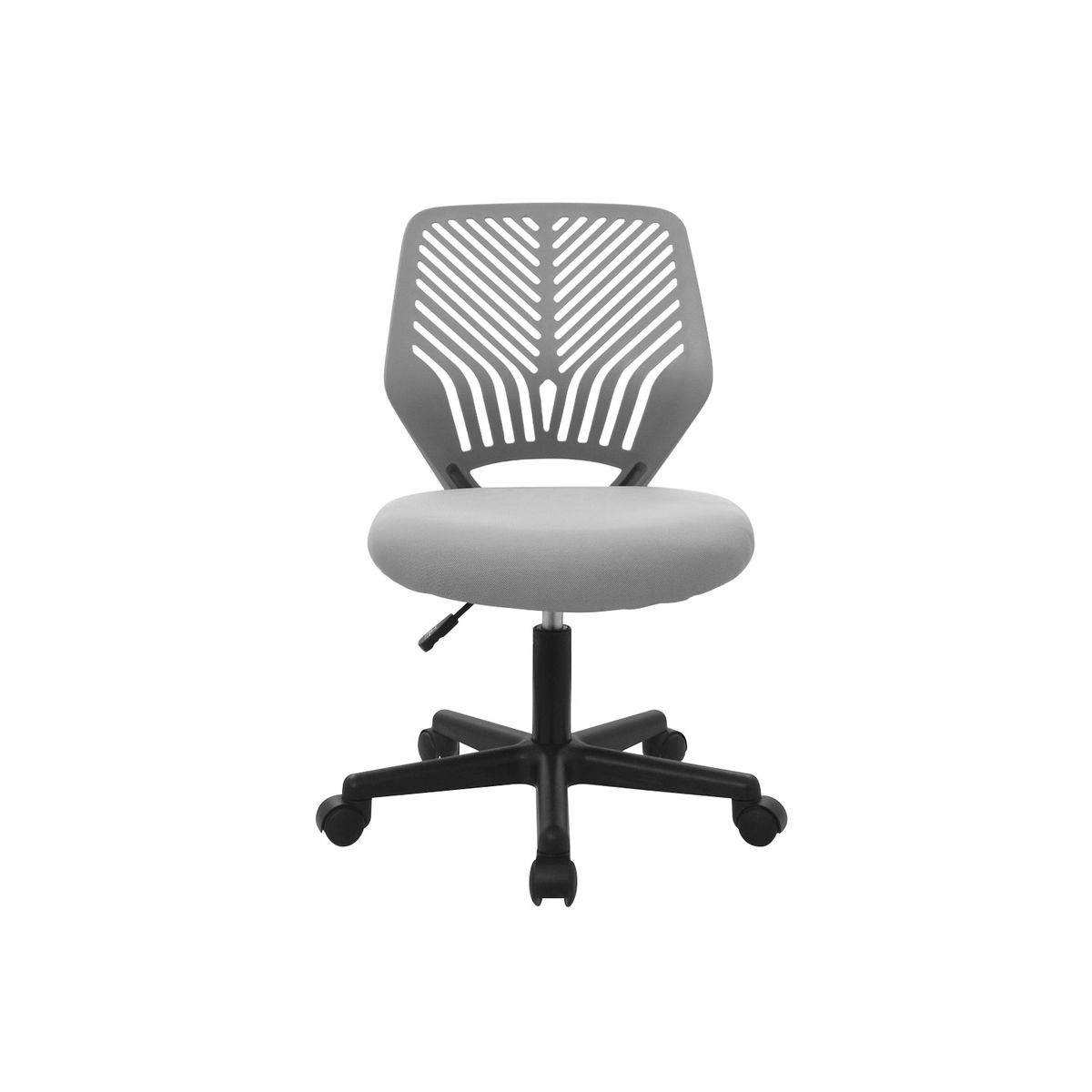 BONNO - Silla De Escritorio Med Sin Brazos Gris Bonno