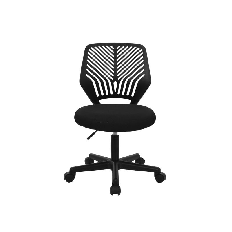 BONNO - Silla De Escritorio Med Sin Brazos Negro Bonno