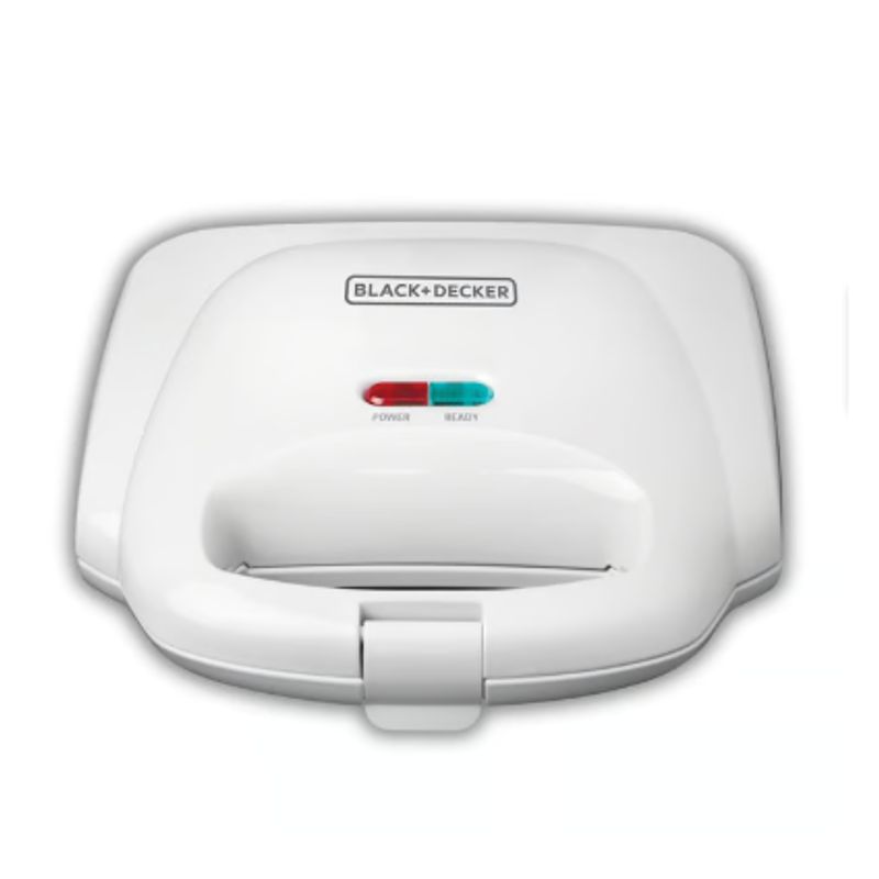 BLACK+DECKER - Sandwichera Black+Decker Disfruta de Sandwiches Calientes y Sabrosos