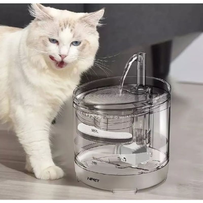 GENERICO - Fuente De Agua Para Mascotas Perros Y Gatos Transparente