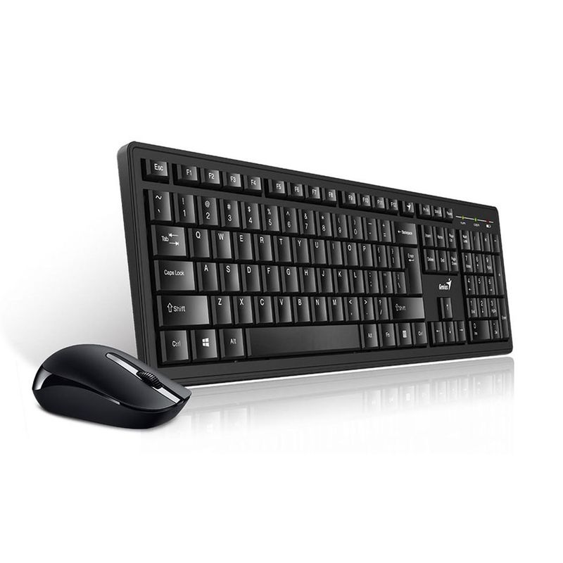 GENIUS - Combo Teclado Mouse Genius KM-8200 Inalambrico Negro