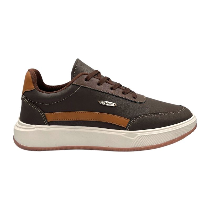 CALZADO BONT - Tenis Bont Hombre Casual Café 948