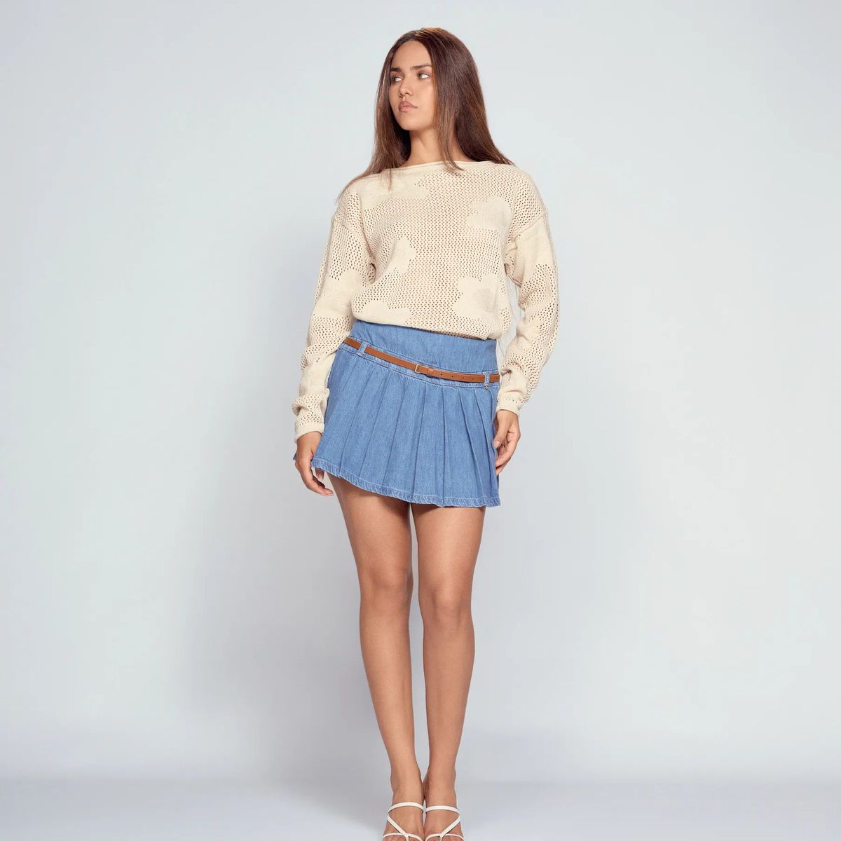 DEREK - Buzo Para Mujer Tejido Manga Larga Derek