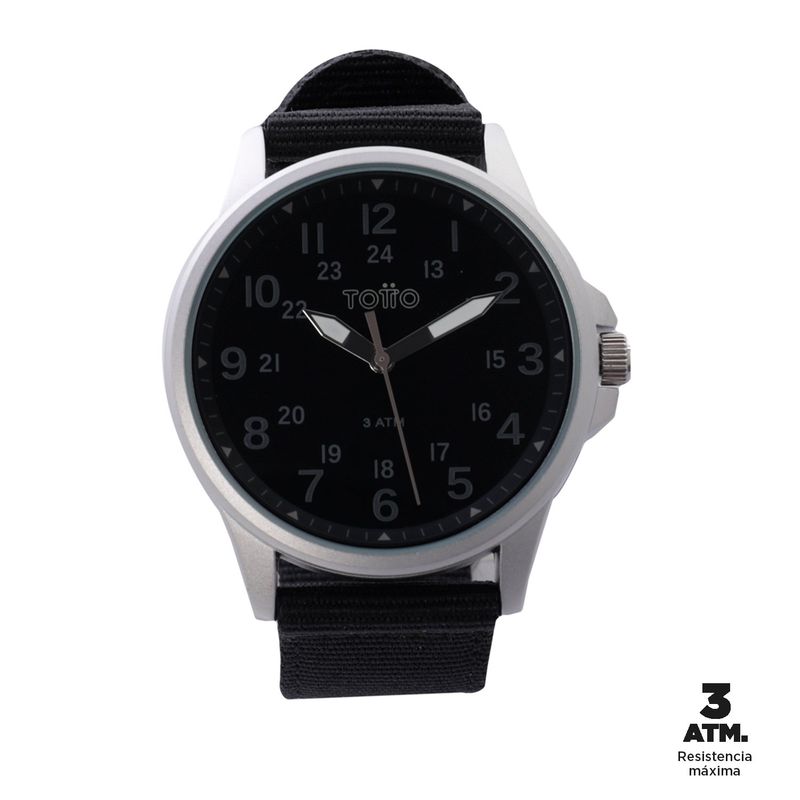 TOTTO - Reloj Análogo Ticker color Negro