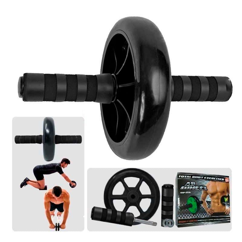 GENERICO - Rodillo Rueda Abdominal Negro
